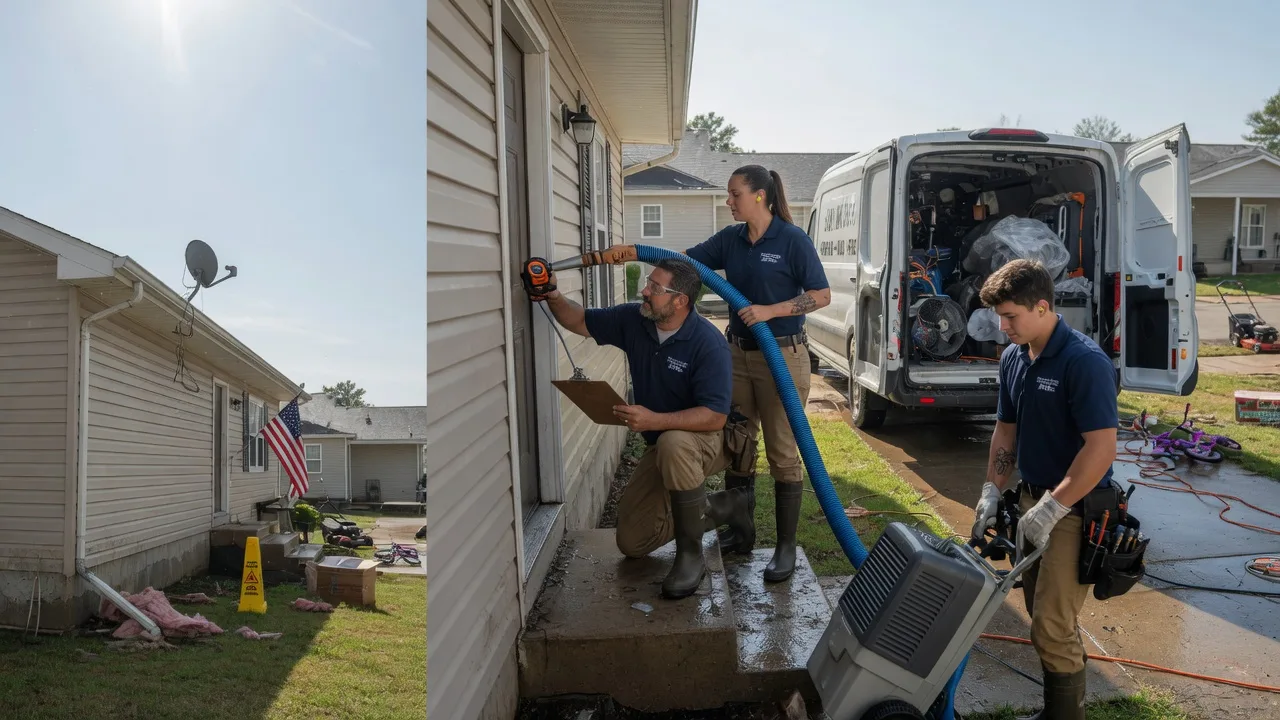 Ceiling Water Damage Restoration in Merritt, MI near me